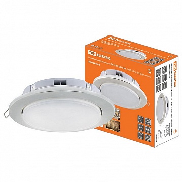 Светильник встраиваемый СВ 01-07 GX70-H5, 220 В, 50 Гц, без рефл., никель SQ0359-0074 TDM