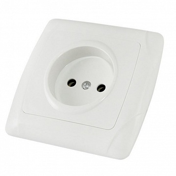 Розетка ОНЕГА, скрытый монтаж, белый SQ1805-0015 TDM