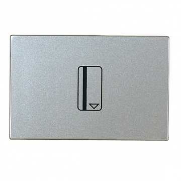 Карточный выключатель двухмодульный ZENIT, электронный, серебристый N2214.5 PL ABB