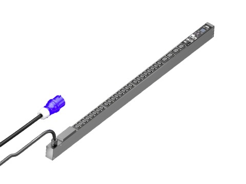 DK PDU switched 16A/1~ CEE 24xC13/4xC19 1295мм; взамен 7955310; в шкаф высотой >= 1800мм 7979315 Rittal