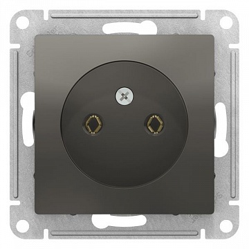 Розетка ATLASDESIGN, скрытый монтаж, сталь ATN000941 Schneider Electric