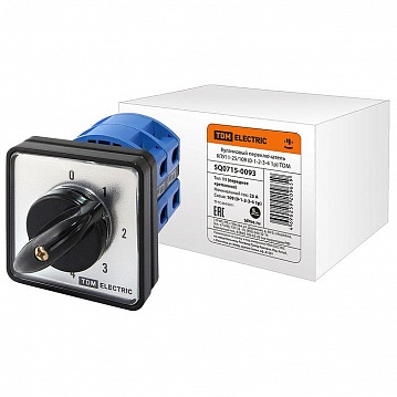 кулачковый переключатель КПУ, 5 позиций, 25А SQ0715-0093 TDM