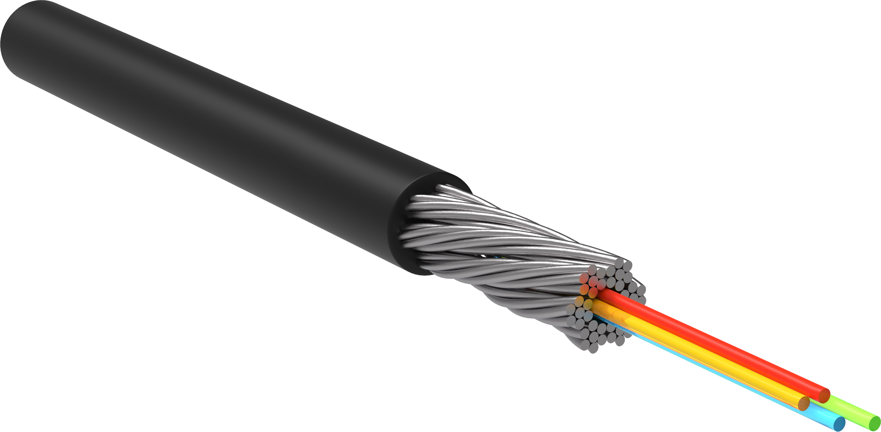 ITK Кабель оптический ОКМБ-02нг(А)-HF-8М6-2,5 1200м FOC6201-U-IO08-FL-HF-1200 IEK