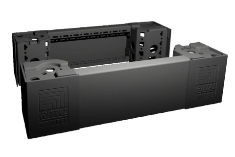 VX Элемент цоколя пер/зад 400х100мм 2шт 8620001 Rittal