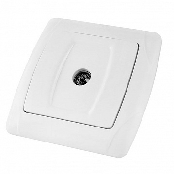 Розетка TV ОНЕГА, оконечная, белый SQ1805-0023 TDM