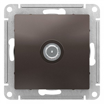 Розетка TV ATLASDESIGN, оконечная, мокко ATN000691 Schneider Electric