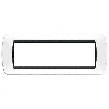 Рамка 7 модулей LIVING LIGHT, белый L4807PB Bticino
