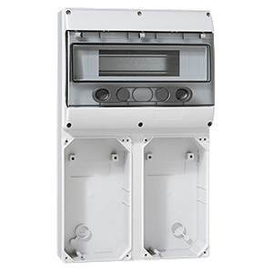 P17 Осн.щит.12мод.+2лиц.пан.4роз.16А 220х125 IP66 057708 Legrand