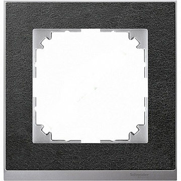 Рамка 1 пост MERTEN M-PURE DECOR, сланец MTN4010-3669 Schneider Electric