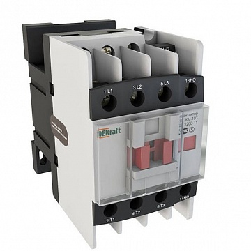 Контактор КМ-103 3P 50А 400/110В AC 22кВт 22132DEK DEKraft