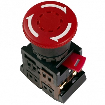 Кнопка AE-22 22 мм² 660/440В, IP40, Красный BBG10-AE-K04 IEK