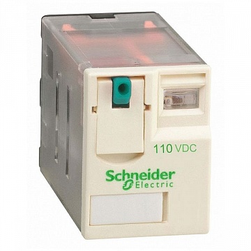 Реле 4 CO слаботочное 110В постоянного тока RXM4GB1FD Schneider Electric