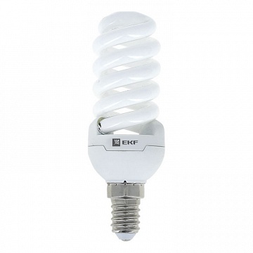 Лампа энергосберегающая FSI-спираль 9W 2700K E14 12000h Simple FSI-T2-9-827-E14 EKF