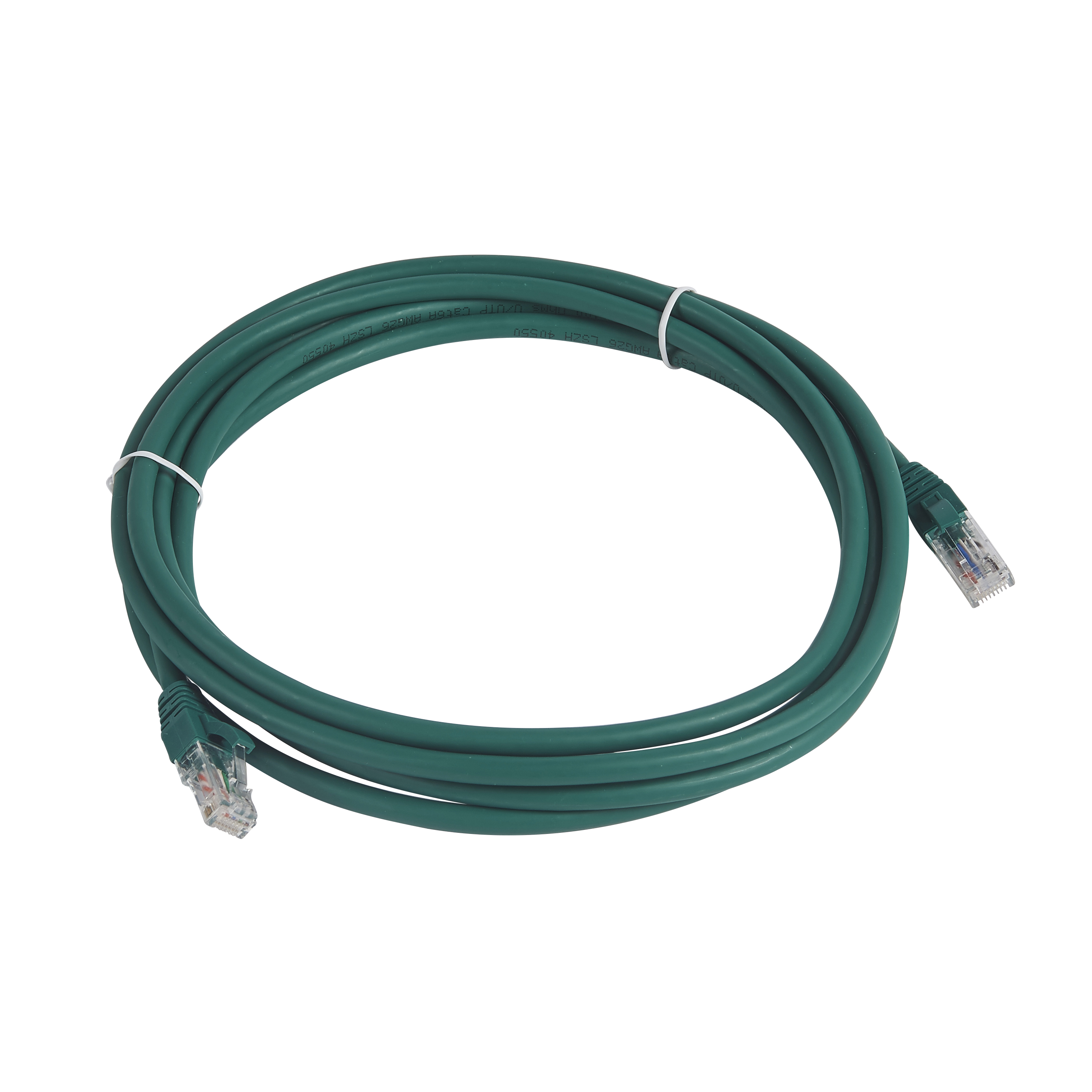 Шнур коммутационный RJ 45 - категория 6a - U/UTP - LSZH - неэкранированный - 3 м - зеленый 051876 Legrand