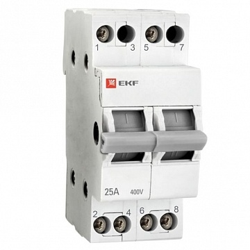 Трехпозиционный переключатель, 2P 63А Basic tps-2-63 EKF