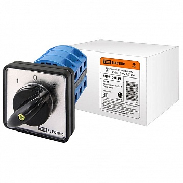 кулачковый переключатель КПУ, 3 позиции, 25А SQ0715-0139 TDM