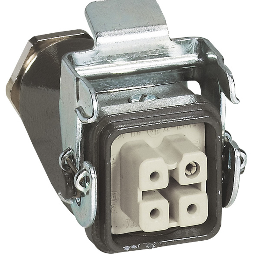 Каб.вилка,мет,верт.250В, 10А 3К+З 053126 Legrand