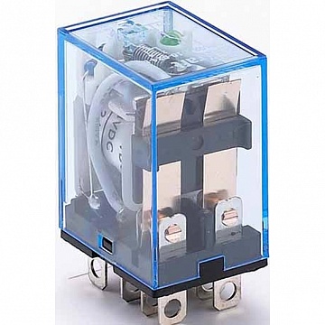 промежуточное Реле 2 конт. с инд. LED 10А 12В AC ПР-102 23202DEK DEKraft