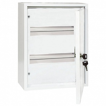 Распределительный шкаф ЩРН, 24 мод., IP31, навесной, металл, серая дверь SQ0905-0014 TDM