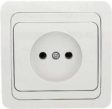 Розетка ЛОНДОН, скрытый монтаж, белый EER10-022-10 EKF