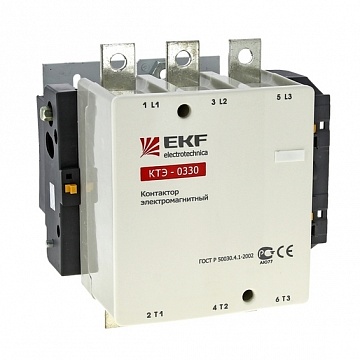 Контактор КТЭ 3P 225А 400/400В AC 110кВт ctr-b-225-380 EKF