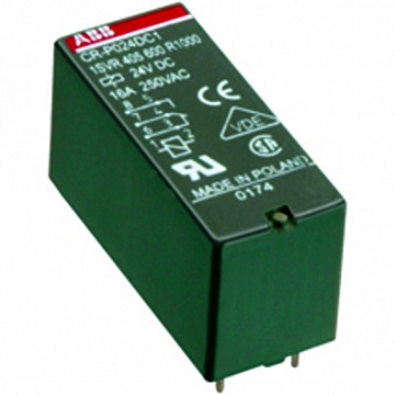 Реле CR-P230AC2 230B AC 2ПК (8А) 1SVR405601R3000 ABB