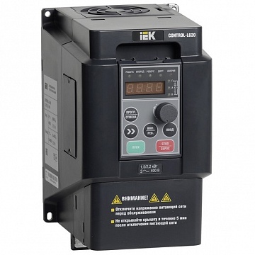 преобразователь частоты CONTROL-L620 380В, 3Ф 2,2-4 kW код. CNT-L620D33V022-004TE IEK