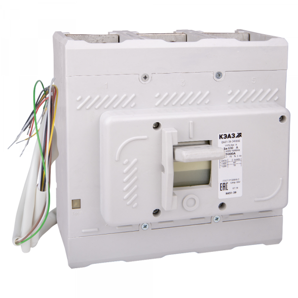 Выключатель автоматический ВА51-39-341816-630А-5000-690AC-НР400AC-УХЛ3 220975 КЭАЗ