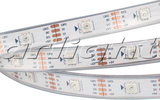 Лента SPI 2-5000P 5V RGB (5060, 150 LED x1, 2813) 022570 Arlight
