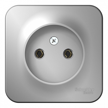 Розетка BLANCA, открытый монтаж, алюминий BLNRA000103 Schneider Electric