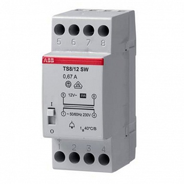 Трансформат.звонк.защ.кз TS 8/4-8-12SW TS 8/4-8-12SW ABB