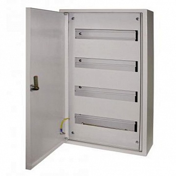 Распределительный шкаф ЩРН, 48 мод., IP31, навесной, сталь, с клеммами код. MKM14-N-48-31-Z IEK