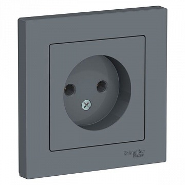 Розетка ATLASDESIGN, скрытый монтаж, грифель ATN000740 Schneider Electric