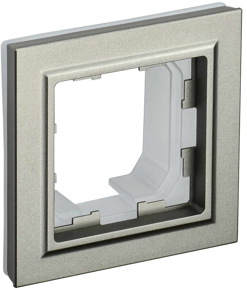 BRITE Рамка 1-местная IP44 РУ-1-БрШ-44 шампань BR-M12-44-K37 IEK