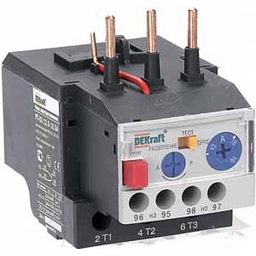 Реле перегрузки электротепловое РТ-03 14-18А, класс 10A 23117DEK DEKraft