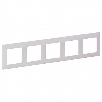 Рамка 5 постов VALENA LIFE, белый 754005 Legrand