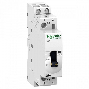 Модульный контактор iCT 2P 25А 230/240В AC A9C21732 Schneider Electric
