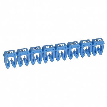 Маркер CAB 3 - для кабеля 0,5-1,5мм² - цифра 6 - синий 038216 Legrand