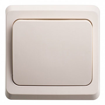 Переключатель 1-клавишный ЭТЮД, скрытый монтаж, кремовый BC10-004K Schneider Electric