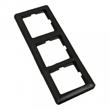 Рамка 3 поста W59, черный бархат KD-3-68 Schneider Electric