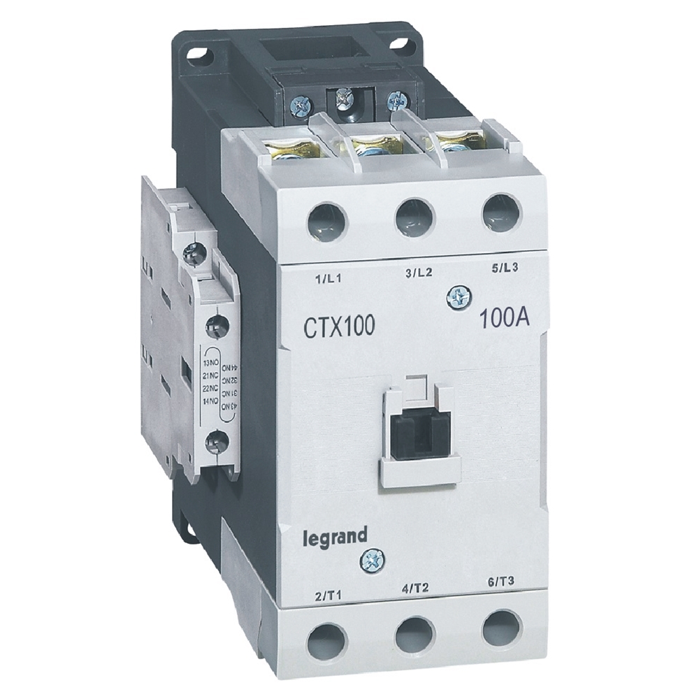 Контактор CTX³ 100 3P 100A 2но2нз ~24В 416220 Legrand