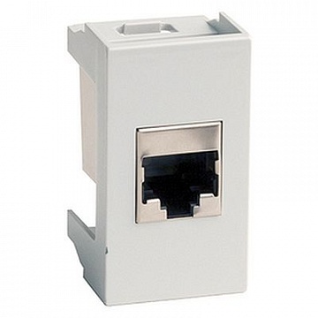 Розетка компьютерная 1xRJ45 Cat.5 VIVA, серый 45148 DKC