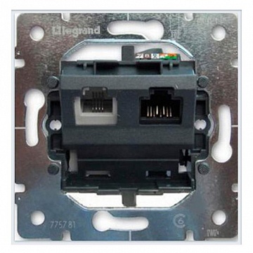 Механизм розетки компьютерная 1xRJ45 Cat.6 GALEA LIFE 775781 Legrand