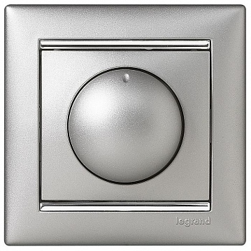 Светорегулятор поворотный VALENA CLASSIC, 400 Вт, алюминий 770261 Legrand