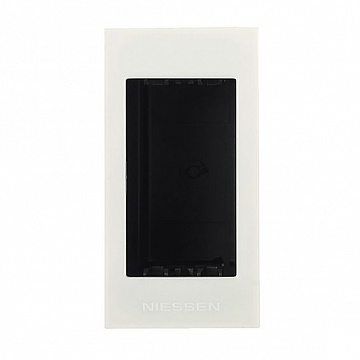 Zenit Цоколь для установки в мебель/перегородки на 1 мод., альп. бел. N2671 BL ABB