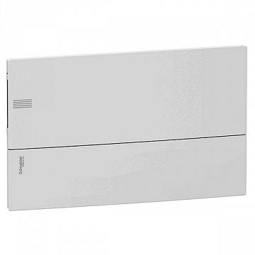 Распределительный шкаф MINI PRAGMA 18 мод., IP40, встраиваемый, пластик, белая дверь MIP22118 Schneider Electric