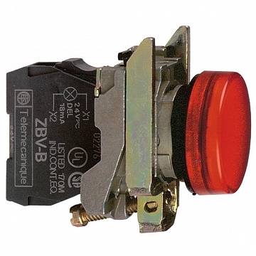 Лампа сигнальная Harmony, 22мм² 220В, AC Красный XB4BVM4 Schneider Electric