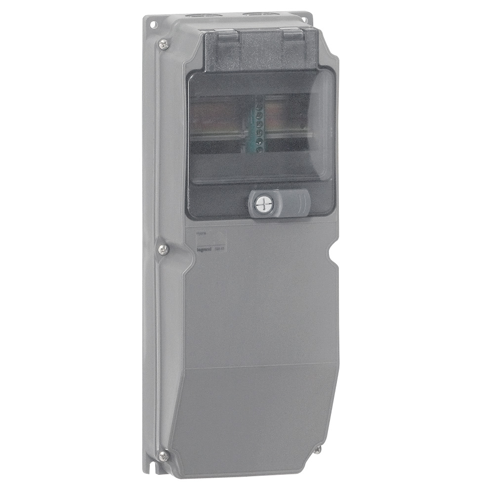 Сборный щиток Hypra - без отверстий для 2 разъёмов 16-32 А - с рейкой DIN - 370x140x120 мм 059843 Legrand