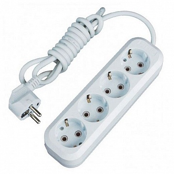 Удлинитель Эксперт 4-местный, 5м, с заземлением, UBA16-310-4-05 UBA16-310-4-05 EKF