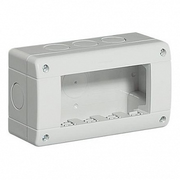 коробка накладного монтажа влагозащищенная IP40, 4-мод. 24404 Bticino